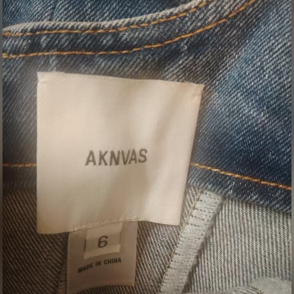 Aknvas Blue Denim Rose-Accent Midi Dress - Picture 8 of 11